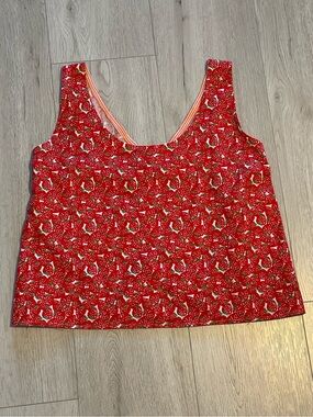 Handmade Organic Cotton Farm Fresh Strawberry Tank